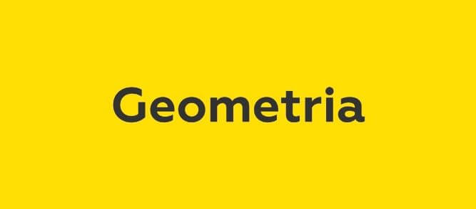 Geometria light font free download